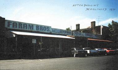 Photograph - Faram Bros, Bay Street, Port Melbourne, 1979