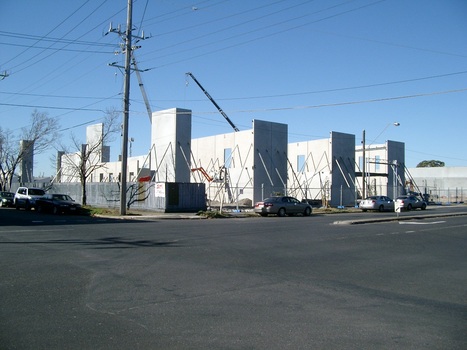 2297 - Office construction corner Plummer and Graham Streets, former Tom Piper site