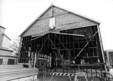 2299.01 - View of reconstruction of Excelsior Hall from Princes St (entrance removed), 2003