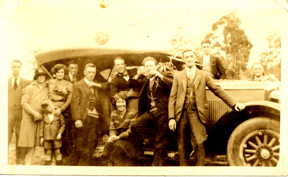 2303.01 - Charabanc social outing, 1920s