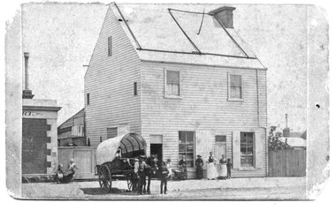 2304 - Murdoch's general store in Bay Street, Port Melbourne, 1870