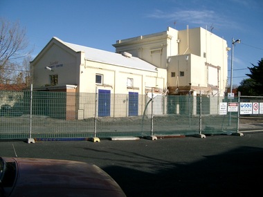 2382 - Liardet Community Centre (Temperance Hall) with land cleared for new extension in 2003