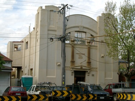 2384 - Freemason's Hall in Liardet Street being redeveloped into apartments, 2003