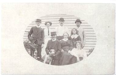 Photograph - Lasercopy, Schmidt family group, c. 1910