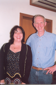 Photograph - Cr Janet Cribbes and David Graham, PMHPS Annual General Meeting, Ann Smallpage, 24 Aug 2007