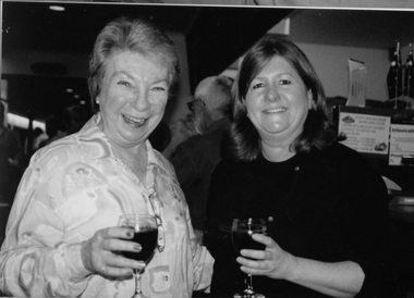 Photograph - Beris Campbell and Carol Mayell, PMHPS Annual General Meeting, Ann Smallpage, 24 Aug 2007