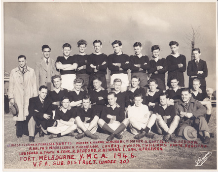 2817 - Port Melbourne YMCA Football Team 1946