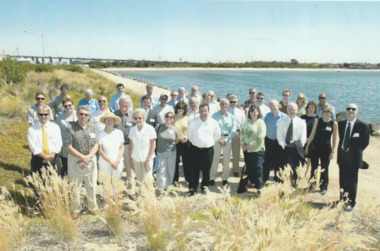 Photograph - Port of Melbourne, launch of walkway from Sandridge Beach to Webb Dock, 2003
