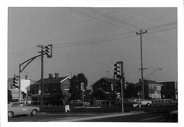 Photograph - Police Station and Court House, 111 Bay Street and Sargeant's house, 187 Graham Street, Port Melbourne, Janet and Allen Walsh, 1973
