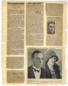 Document - CD-ROM, Albert DAVIES scrapbook, AMS imaging, 1927 - 1932