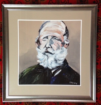 3725.01 - WFE Liardet portrait, print of an original painting by Pamela Horsley