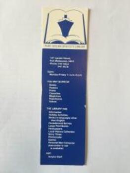 3733 - Port Melbourne Library bookmark