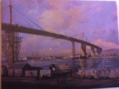 3747 - Front cover of the programme for the official opening of the West Gate Bridge