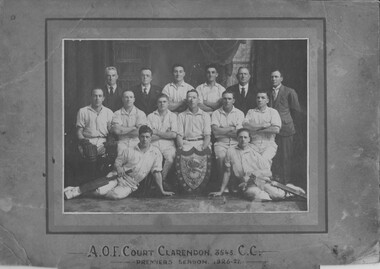 3792 - AOF Court Clarendon 3545 Cricket Club.  Premiers season 1926-27