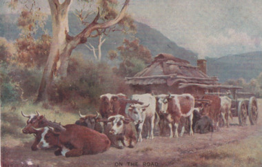 Postcard - Swallow & Ariell promotion, On the Road