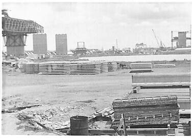 Photograph - Construction, West Gate Bridge, Douglas Smallpage, 1968