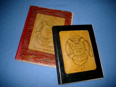 2476.03 - Two illustrated and handwritten journals made by James Conder