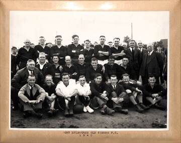 Photograph, "Port Melbourne Old Timers F.C. 1945", 1945