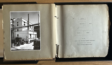 Album - Album, Building works at J Kitchen & Sons Pty Ltd, Port Melbourne, Ritter-Jeppesen Studios, 1953 - 1954