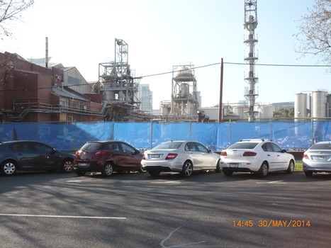 3480.03 - Part of Kitchen's site surrounded by fence in preparation for demolition. (May 2014)
