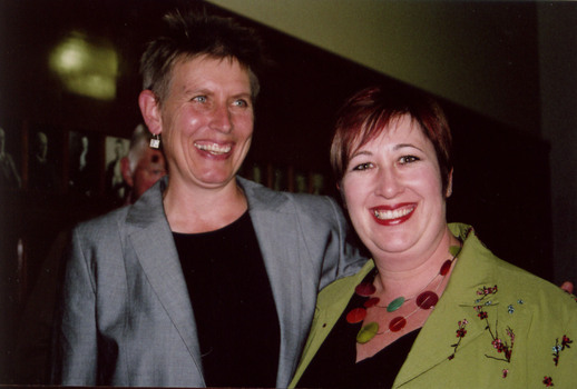 3564.02 - Janet Bolitho and Liana Thompson at City of Port Phillip mayoral election of Janet Bolitho on December 8 2005 at St Kilda Town Hall