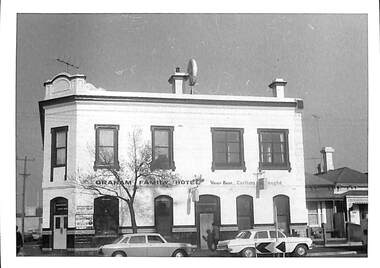 Photograph - Graham Family Hotel, 97 Graham Street, cnr. Esplanade West, Port Melbourne, Janet and Allen Walsh, 1973