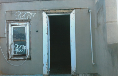 Photograph - Dumb waiter, Administration Building, J Kitchen & Sons, Port Melbourne, Lionel Layfield, 2014 - 2015
