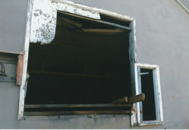 Photograph - Inside roof cavity, Administration Building, J Kitchen & Sons, Port Melbourne, Lionel Layfield, 2014 - 2015