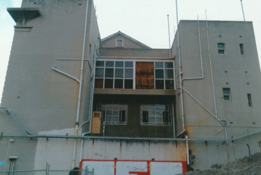 Photograph - Outside rear buildings, Administration Building, J Kitchen & Sons, Port Melbourne, Lionel Layfield, 2014 - 2015