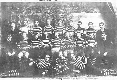 Photograph - Photocopy, Port Melbourne Junior Football Team, 1905 - 1908