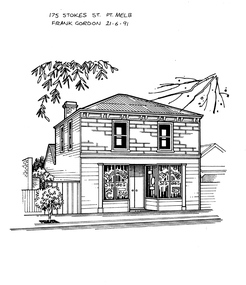 Drawing - Property sketch - 175 Stokes Street, 21 Jun 1991