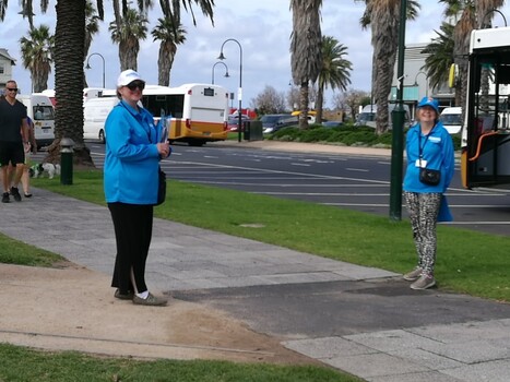 4108.04 - Waterfront Welcomers - Rachel McVean (left) and Sharon Wilcox