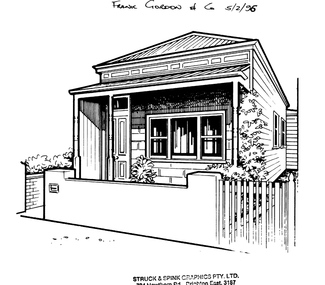 Drawing - Property sketch - 289 Ross Street, Struck & Spink Graphics P/L, 5 Feb 1996