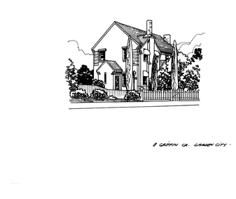 Drawing - Property sketch - 8 Griffin Crescent, 1990s