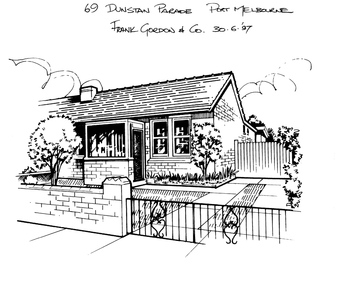 Drawing - Property sketch - 69 Dunstan Parade, 30 Jun 1997