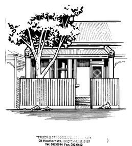 Drawing - Property sketch - 192 Pickles St, Struck & Spink Graphics P/L, 1990s