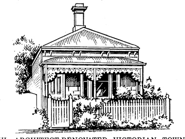 Drawing - Property sketch - 36 Cruikshank St, 1990s