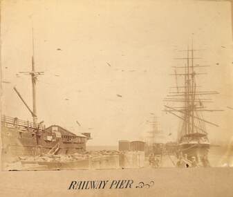 Photograph - Railway Pier, c 1890