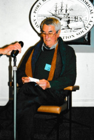 Photograph - PMHPS, 10th Annivesary Meeting, Port Melbourne Uniting Church, Ann Smallpage, 25 Aug 2003