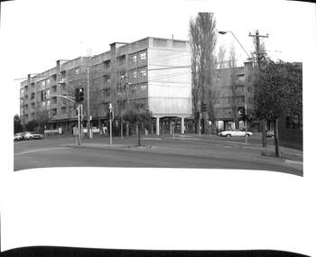 Photograph - Raglan Street Housing Commission Flats viewed from Ingles Street, Andrew U'REN, C. 1970s - 1980s