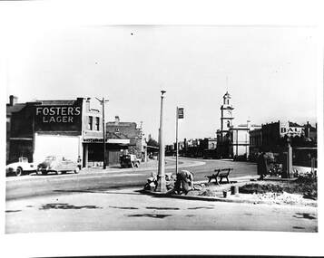 Photograph - Construction of rock wall at George Samuel Walter Memorial Garden, Jack GOULD, C. 1950-55