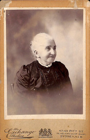 Photograph - Elizabeth Bellion From the booklet "Four immigrant families and some of their descendants", Margaret Bride, Booklet completed 2019