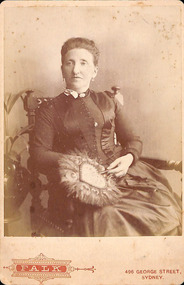Photograph - Louisa Bellion Image from "Four immigrant families and some of their descendants" by Margaret Bride, Margaret Bride, Booklet completed 2019.    Photo 1890