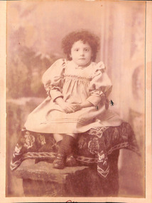 Photograph - Ada Florence Bellion 1891-1925 From the booklet "Family history of four immigrant families" prepared by Margaret BRIDE, Margaret Bride, circa 1895