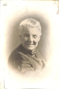 Photograph - Lizzie Sinclair approx 1933.  From the booklet "Family history of four immigrant families" prepared by Margaret BRIDE, Margaret Bride, circa 1933