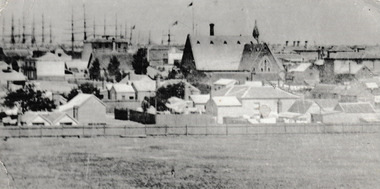 Photograph - View of Port Melbourne, c.1890