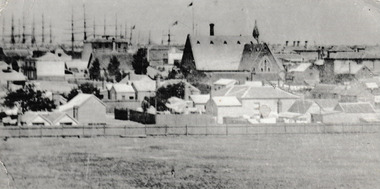 Photograph - View of Port Melbourne, c.1890
