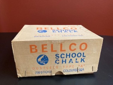 Education kit - Bellco Box of School Chalk, 1970's - 1992