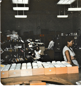 Photograph - Interior Port Melbourne City Library, Liardet Street, c.1983