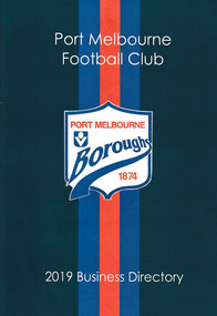 Document - Port Melbourne Football Club 2019 Business Directory, 2019